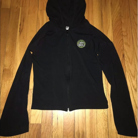 Miller Chill Beer Brewery Bartender Women Genuine Promo Jacket Black Zip Hoodie - Picture 2 of 3
